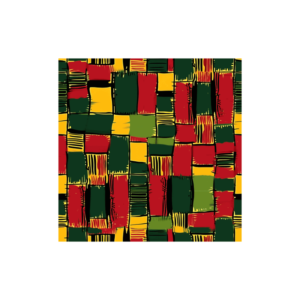 Abstract African wall art set of 3
